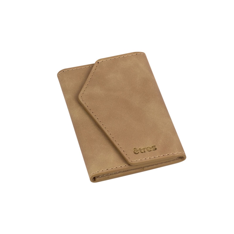 ETRES WALLET EASY MARRONE 10X17CM