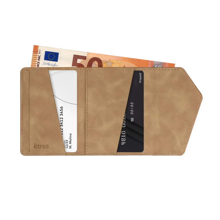ETRES WALLET EASY MARRONE 10X17CM 2
