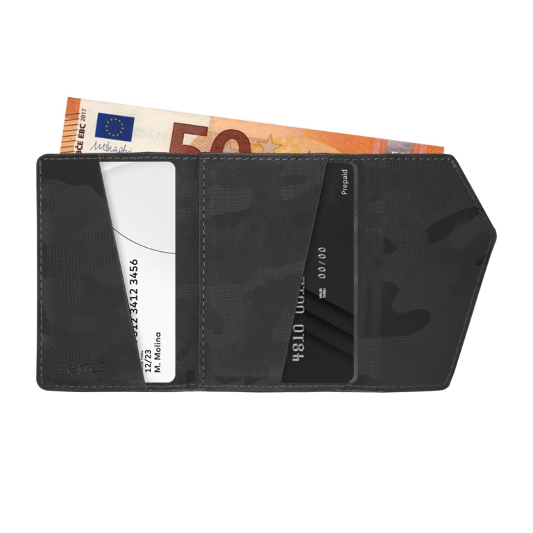ETRES WALLET EASY CAMUFLAGE BLACK 10X17CM 3