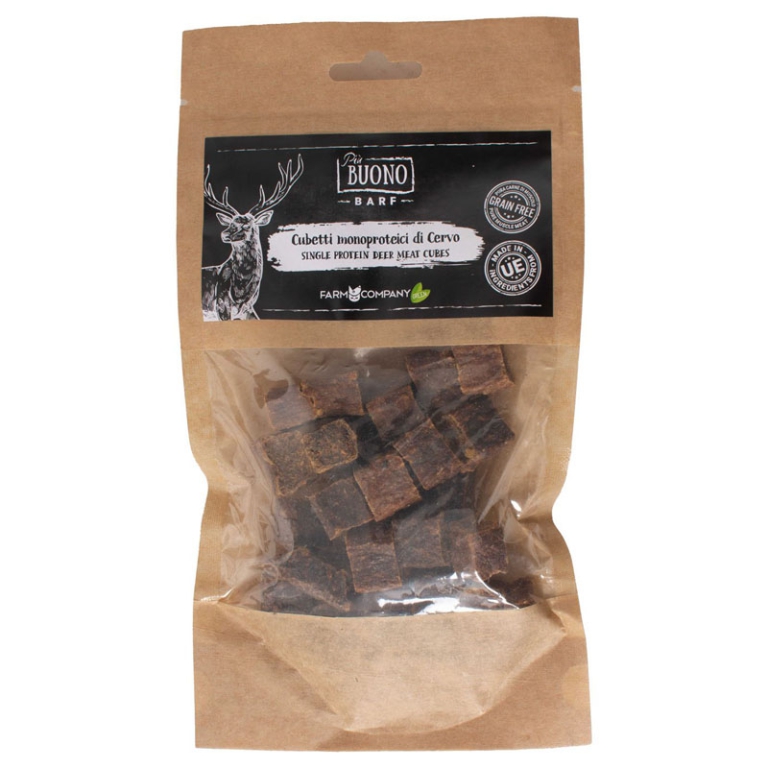 CUBETTI MONOPROTEICI CERVO 70GR