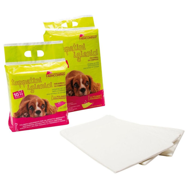 TAPPETINI IGIENICI ASSORBENTI 60X90CM ADESIVI 10PZ