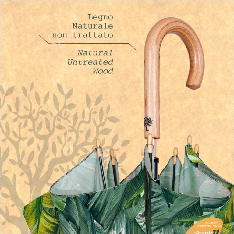 OMBRELLO DONNA LUNGO     BANANO GREEN 3