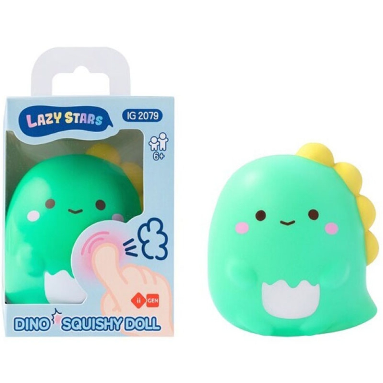 PERSONAGGIO SQUISHY DINOSAURO 14X10CM