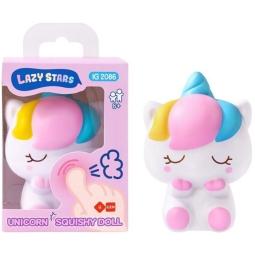 PERSONAGGIO SQUISHY UNICORNO 14X10CM