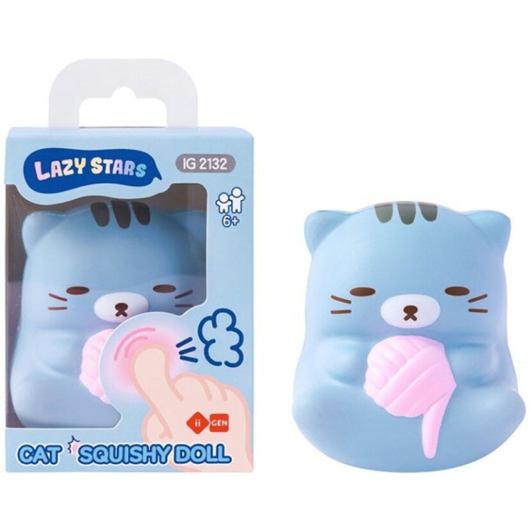 PERSONAGGIO SQUISHY GATTO 14X10CM