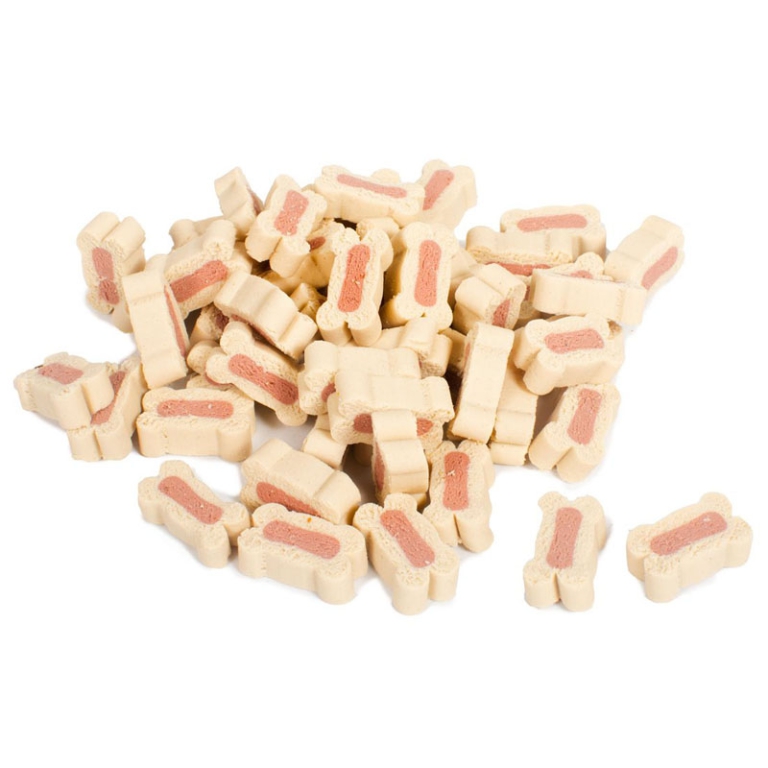 SNACK PER CANI A FORMA DI OSSO SALMONE RISO 120GR 2