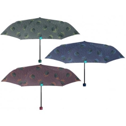 OMBRELLO DONNA MINI      MANUALE FANTASIA FOGLIE