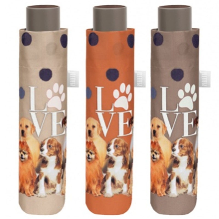 OMBRELLO DONNA MINI CANI E GATTI MANUALE TIME