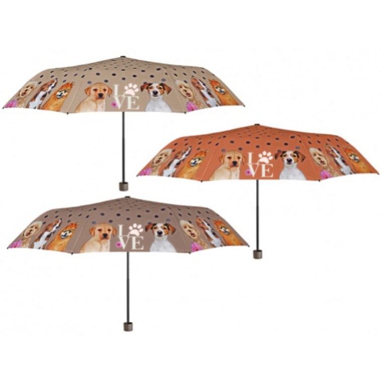 OMBRELLO DONNA MINI CANI E GATTI MANUALE TIME 2