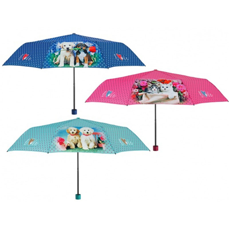 OMBRELLO DONNA MINI CANI E GATTI MANUALE TIME 2