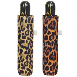 OMBRELLO DONNA MINI FANT.LEOPARDATO APRI/CHIUDI