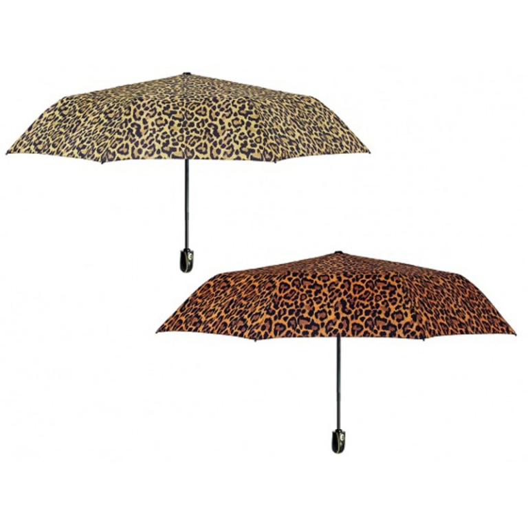 OMBRELLO DONNA MINI FANT.LEOPARDATO APRI/CHIUDI 2