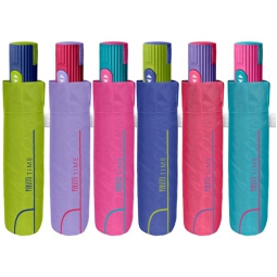 OMBRELLO DONNA MINI APRI/CHIUDI TINTA UNITA