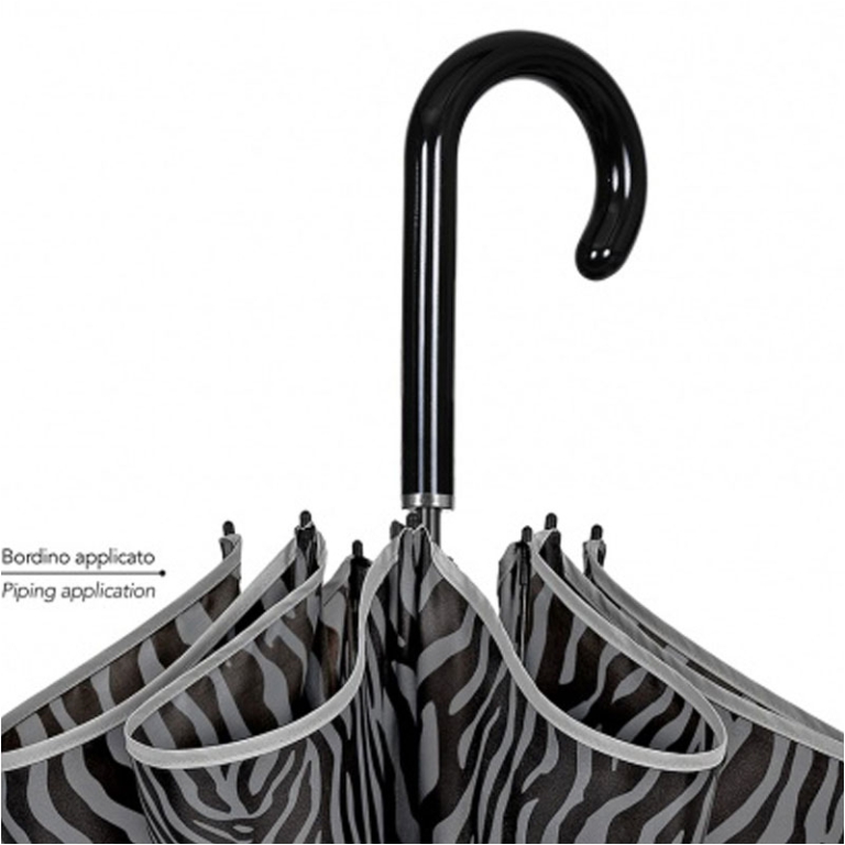 OMBRELLO DONNA LUNGO ZEBRATO AUTOMATICO 2