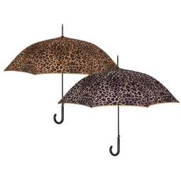 OMBRELLO DONNA LUNGO LEOPARDATO AUTOMATICO
