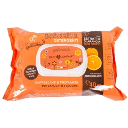 SALVIETTE UMIDE ARANCIA E ORICHIDEA 40 STRAPPI