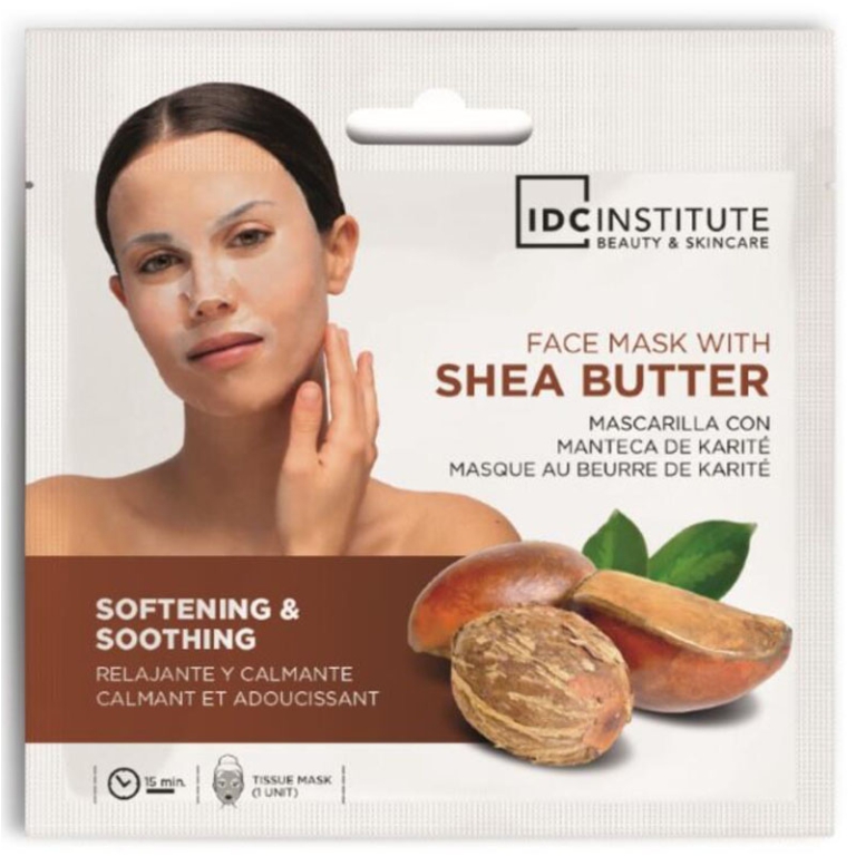 MASCHERA VISO IN TESSUTO BURRO KARITE' NUTRIENTE