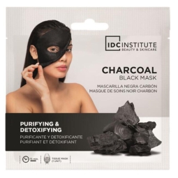 MASCHERA VISO IN TESSUTO CARBONE NERO DETOX 22GR