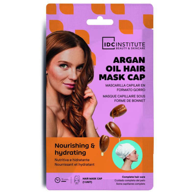 MASCHERA CAPELLI OLIO DI ARGAN CON CUFFIA 40GR