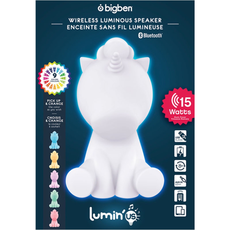 LAMPADA UNICORNO CON     SPEAKER 15W 30CM 5