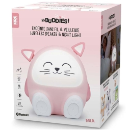 LAMPADA NOTTURNA CON SPEAKER GATTO 15W 33CM