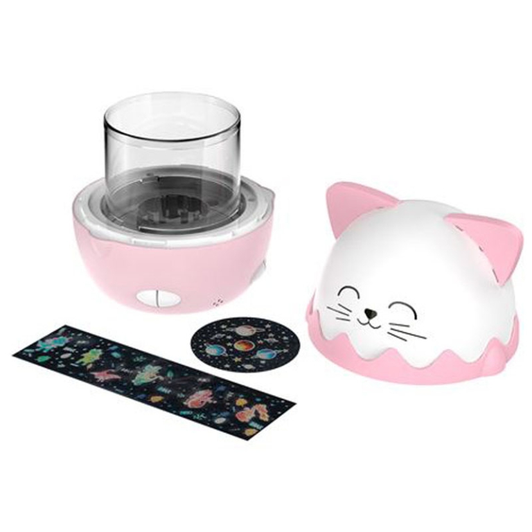 LAMPADA NOTTURNA GATTO CON PROIEZIONE MUSICA 30CM 2