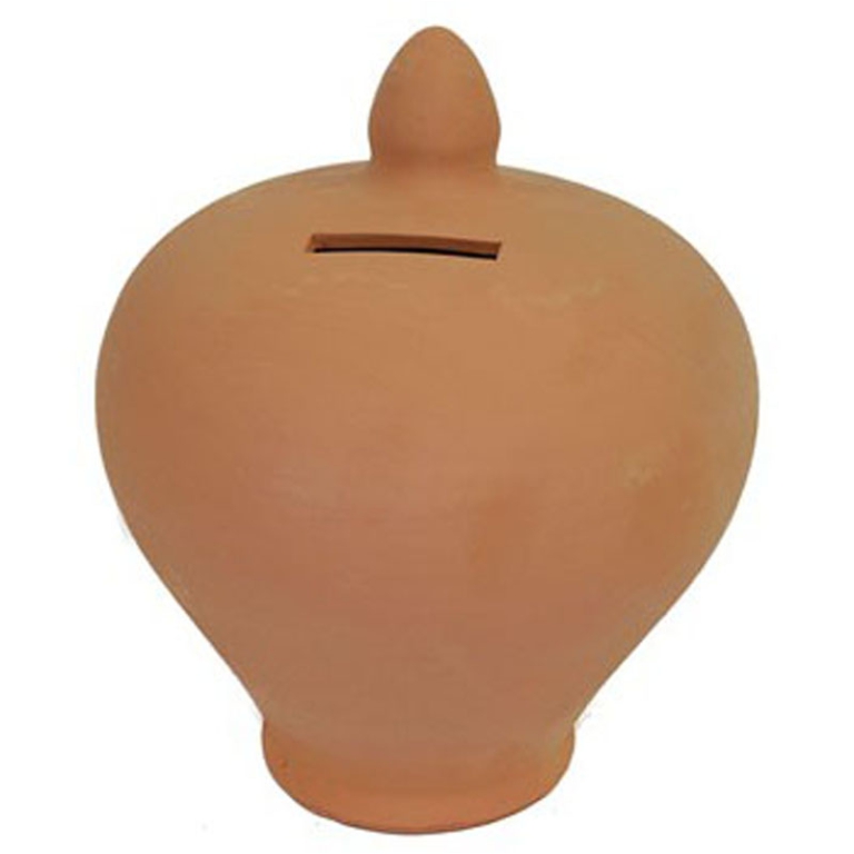 SALVADANAIO CLASSICO     TERRACOTTA 20CM
