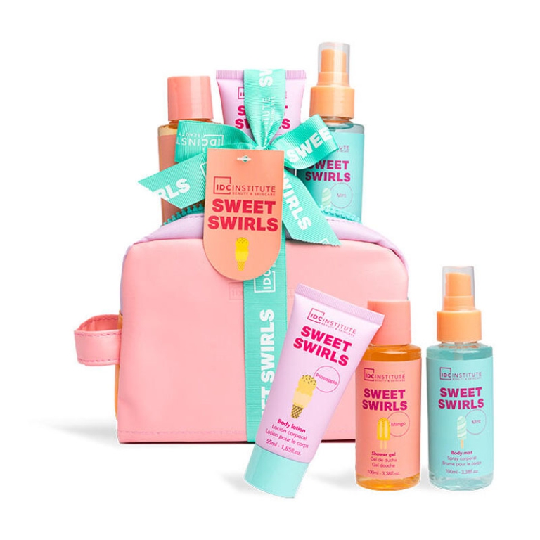 SET DA BAGNO TROPICALE   CON BORSA SET 3PZ