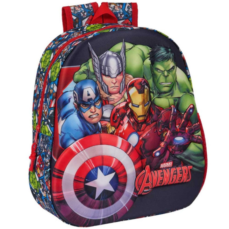 ZAINO 3D AVENGERS 27X33CM