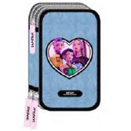 K-POP ASTUCCIO TRIPLO 37PZ HUNTR/X 12,5X19,5CM