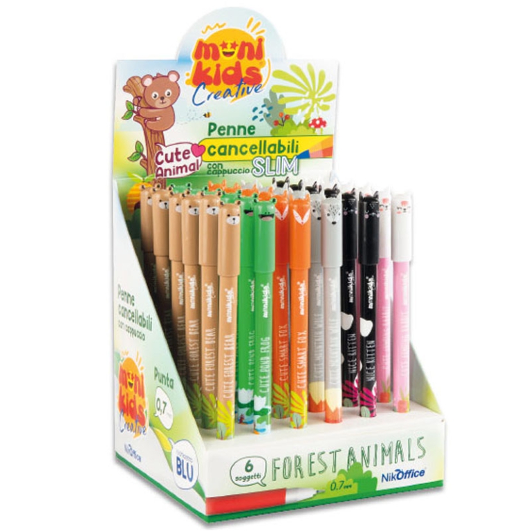 PENNA CANCELLABILE 36PZ  ANIMALI DELLA FORESTA 2