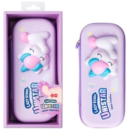 BUSTINA SQUISHY UNICORNO 24X8CM