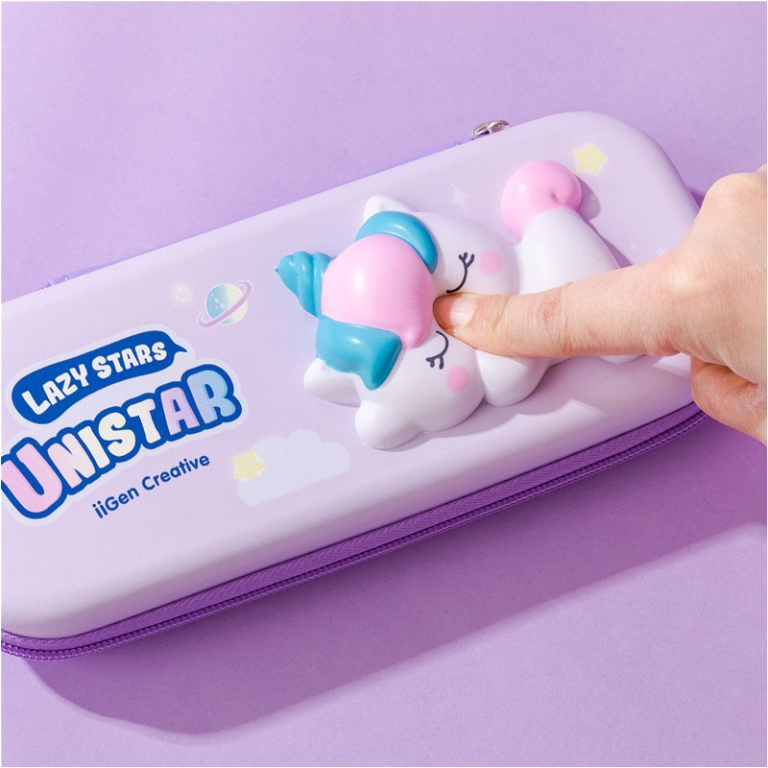 BUSTINA SQUISHY UNICORNO 24X8CM 2