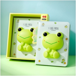 DIARIO SQUISHY RANA 19X16CM