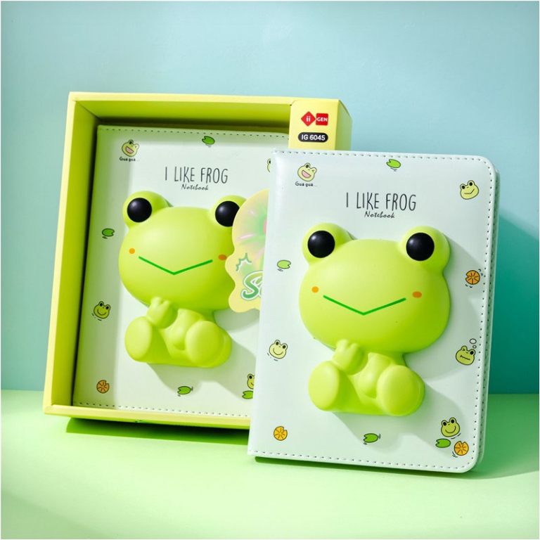 DIARIO SQUISHY RANA 19X16CM