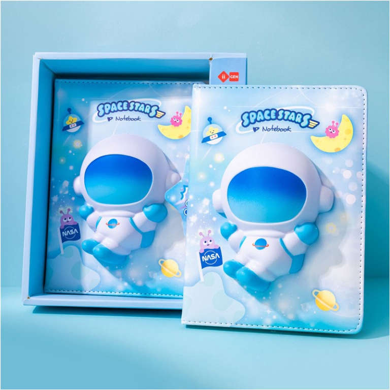 DIARIO SQUISHY SPAZIO 19X16CM
