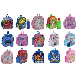 ZAINO DISNEY H30CM CON    BORRACCIA