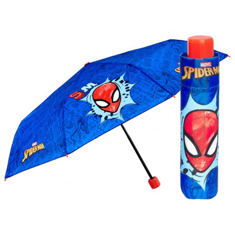 OMBRELLO MINI SPIDERMAN  MANUALE 50CM ANTIVENTO
