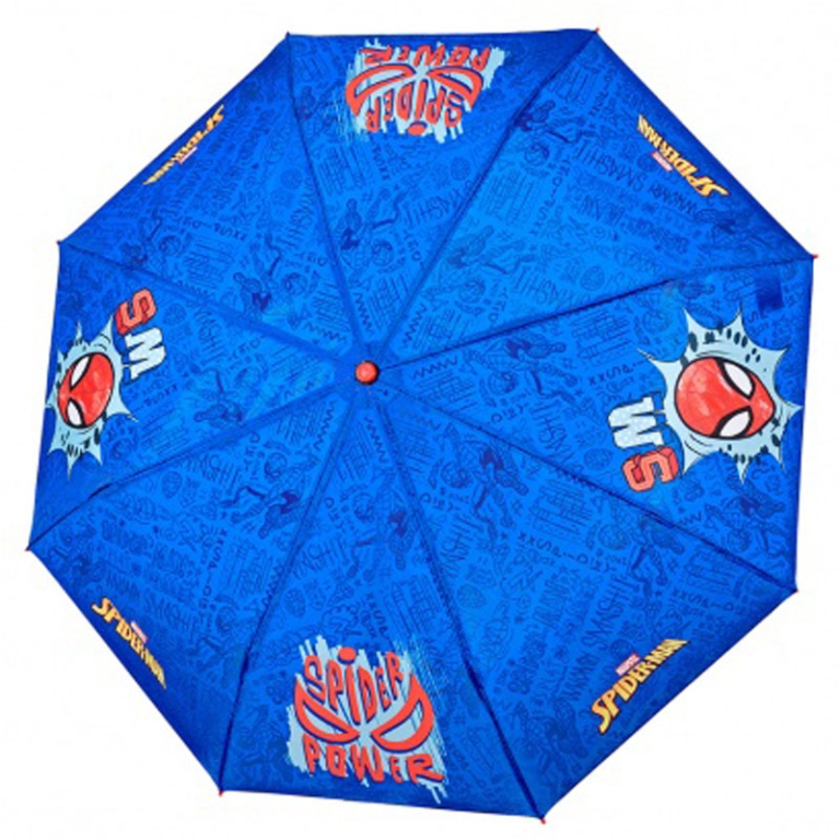OMBRELLO MINI SPIDERMAN  MANUALE 50CM ANTIVENTO 2