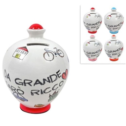 SALVADANAIO DA GRANDE SARÒ RICCO COLORI ASSORTITI