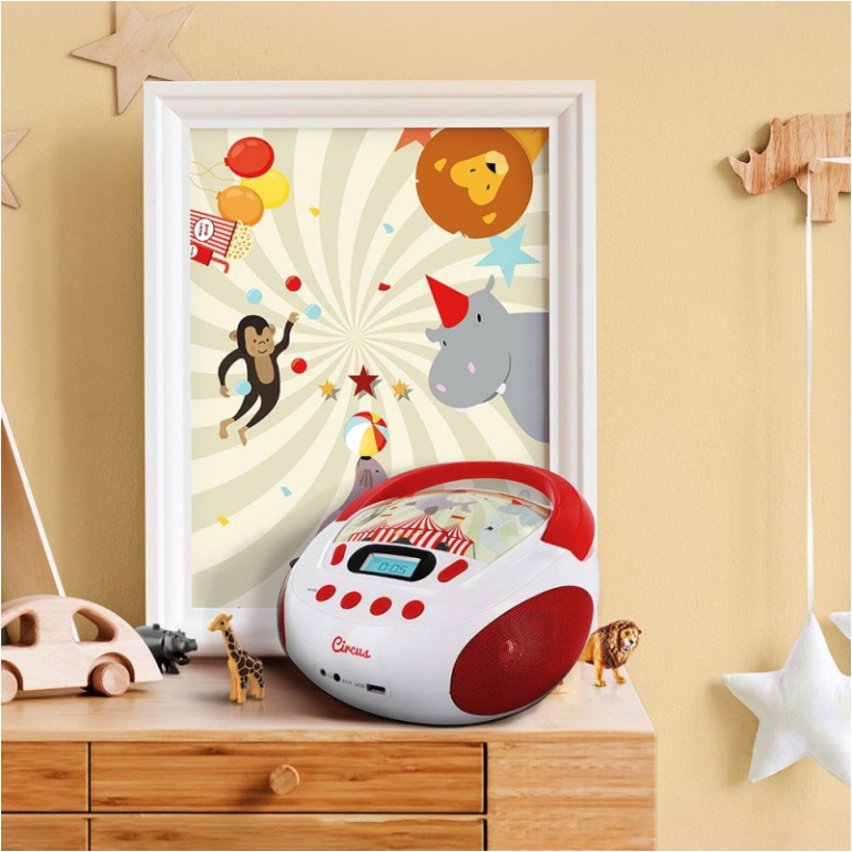LETTORE CD MP3 CON USB   CIRCUS 2