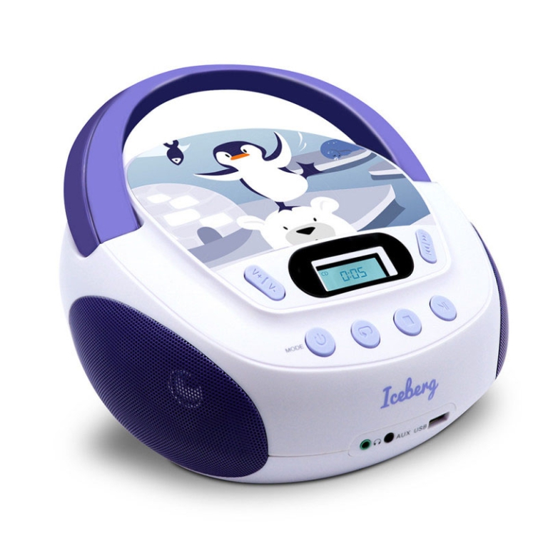 LETTORE CD MP3 CON USB   ICEBERG