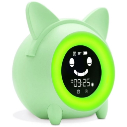 SVEGLIA EDUCATIVA VERDE  18CM