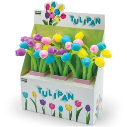 PENNA FLEXY TULIPAN 36PZ INCHIOSTRO BLU