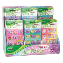 STICKERS ADESIVI BUSTA 3D TRIS