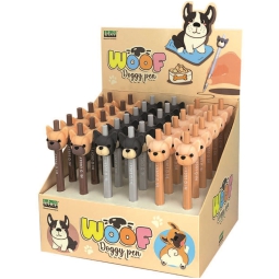 PENNA WOOF SCATTO 36PZ   INCHIOSTRO BLU