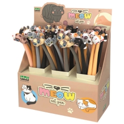 PENNA FLEXY MEOW CAT 36PZINCHIOSTRO BLU