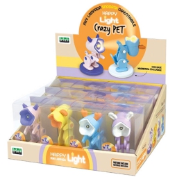 LAMPADE HAPPY LIGHT CRAZYPET H8,5CM 12PZ