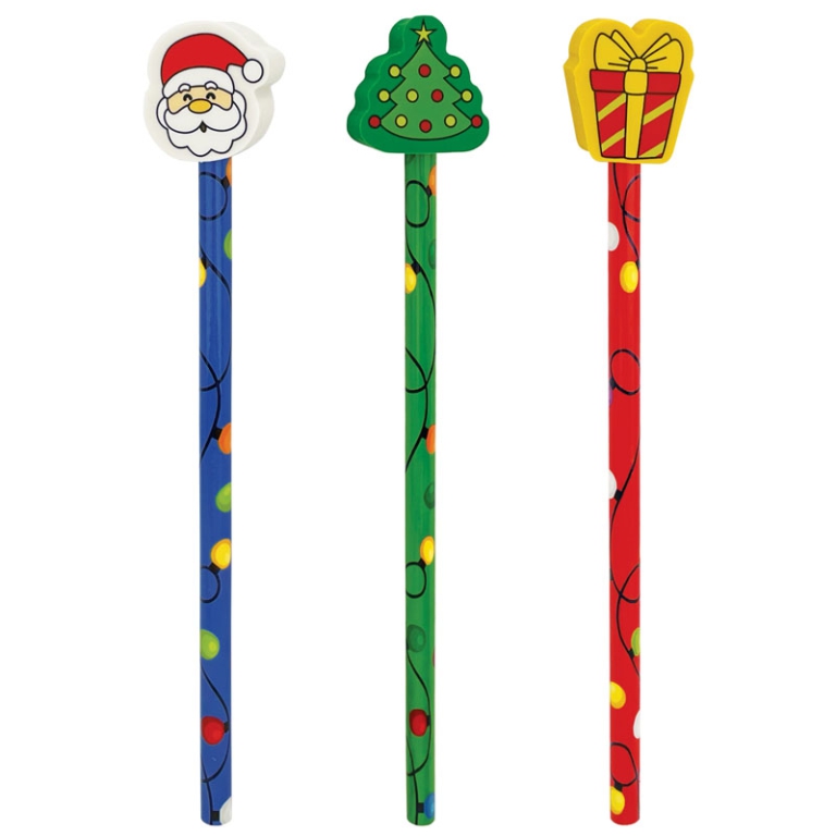 MATITA TOP GOMMA 3 SOGGETTI NATALE 36PZ EXPO 2