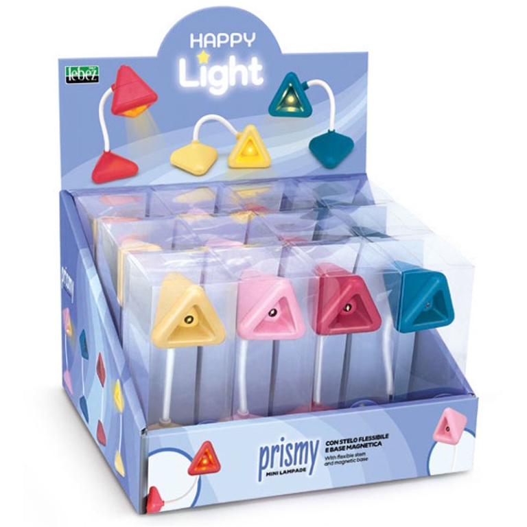 LAMPADE HAPPY LIGHT PRISMY H12CM 12PZ